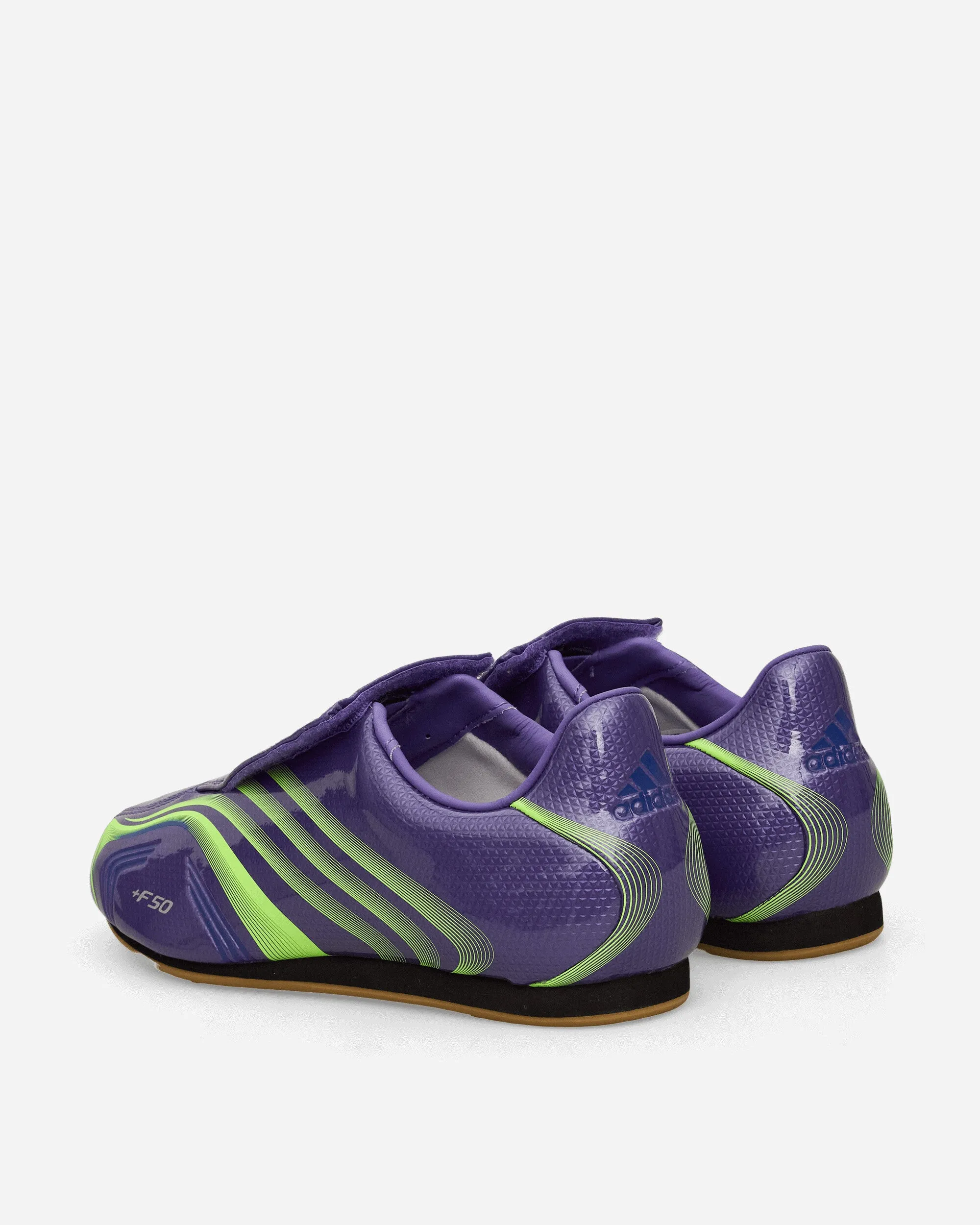 Youth Approved Lace Option Women's Taekwondo F50 Sneakers Purple Rush / Lucid Lemon