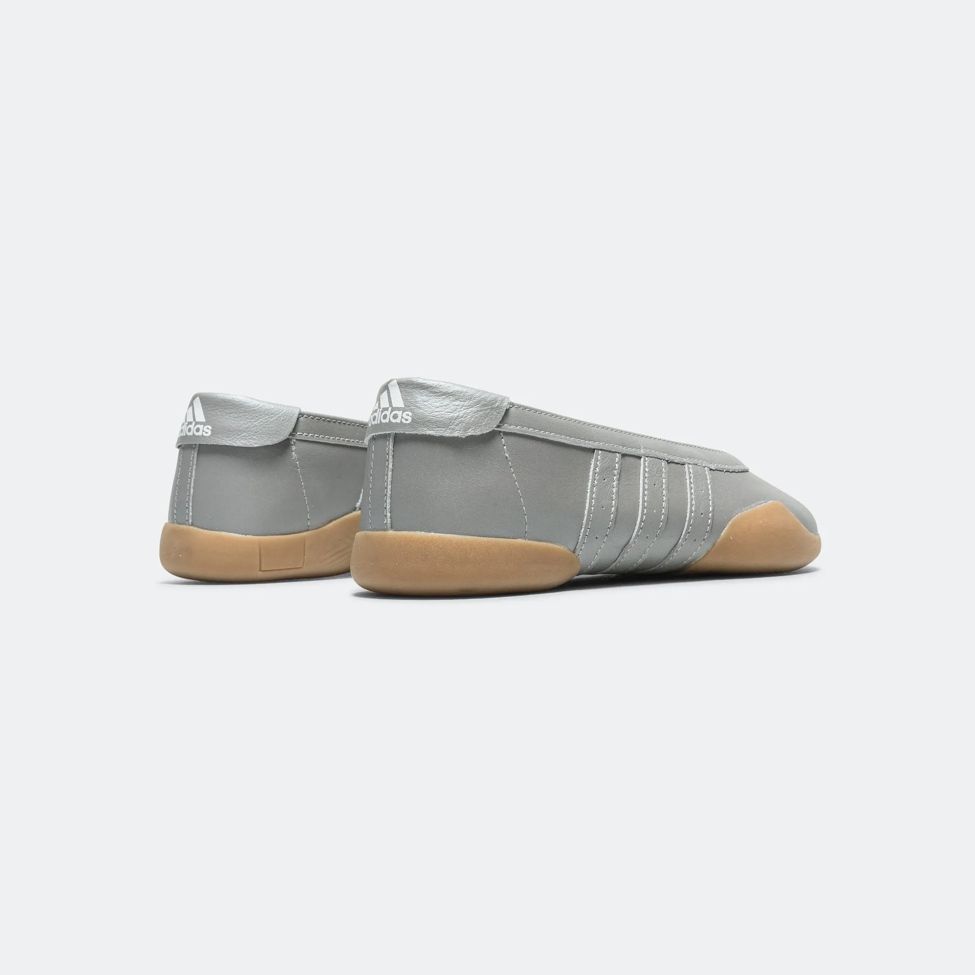 smooth zipper Womens Taekwondo Mei Ballet - Silver Metallic/Gum