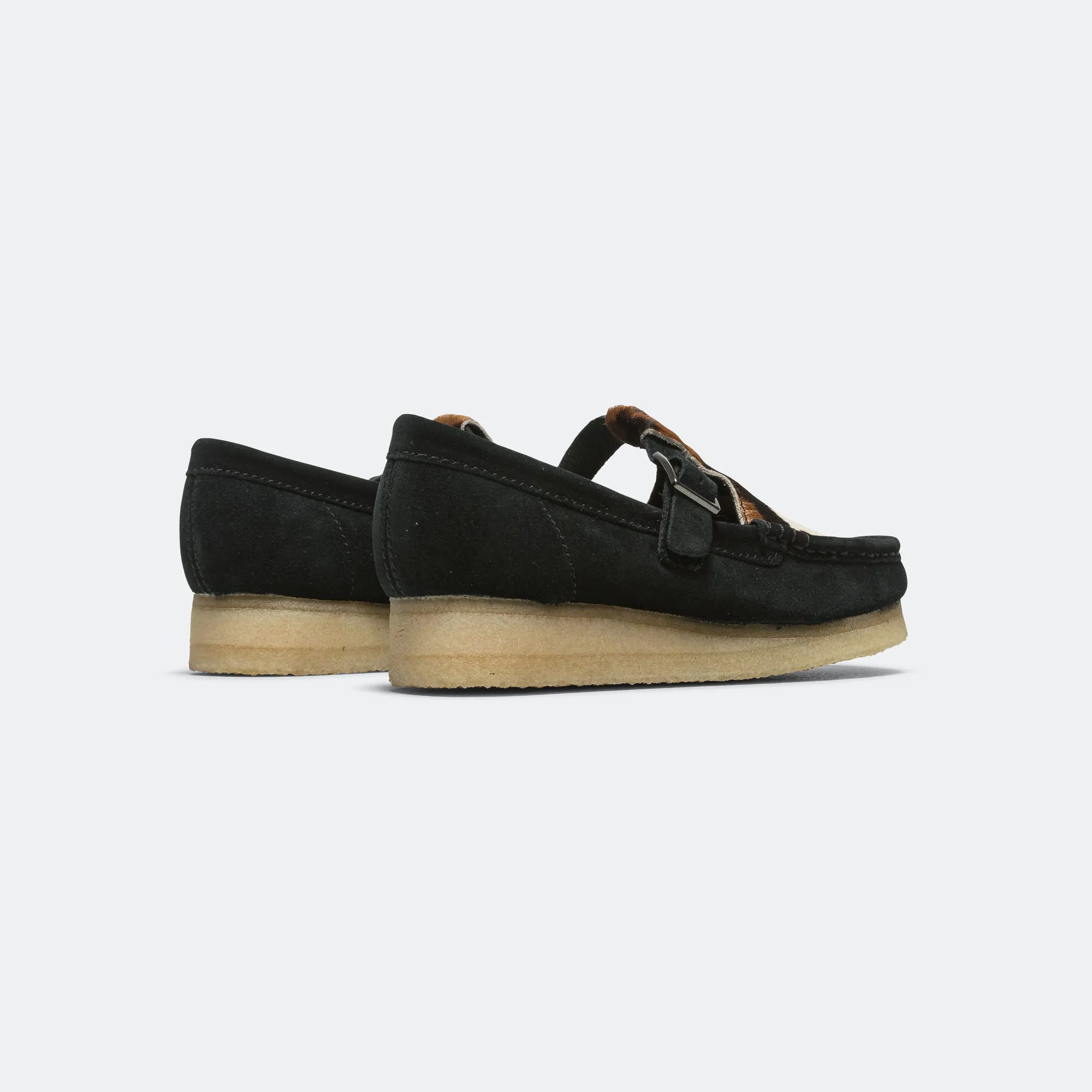 Bendable Womens Wallabee T Bar - Black Interest
