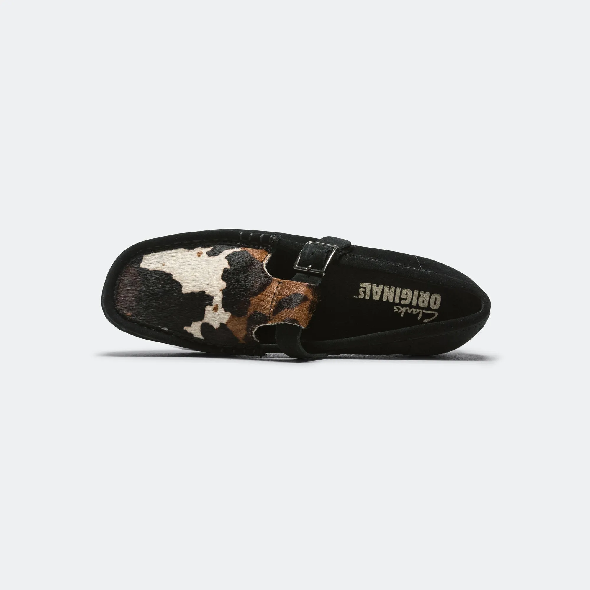 Posture Help Premium Material Womens Wallabee T Bar - Black Interest