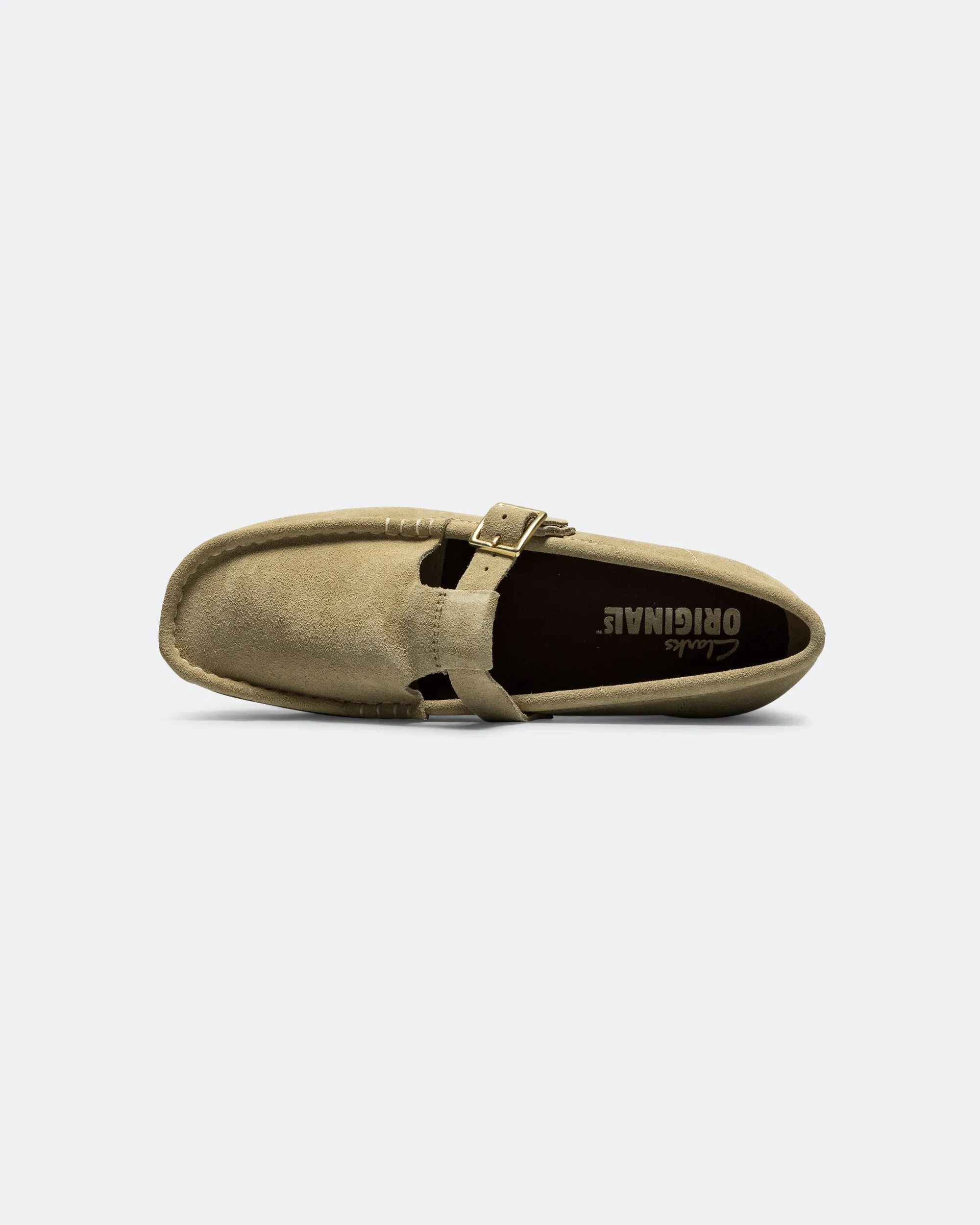Womens Wallabee T Bar - Maple Suede Breathable Lining