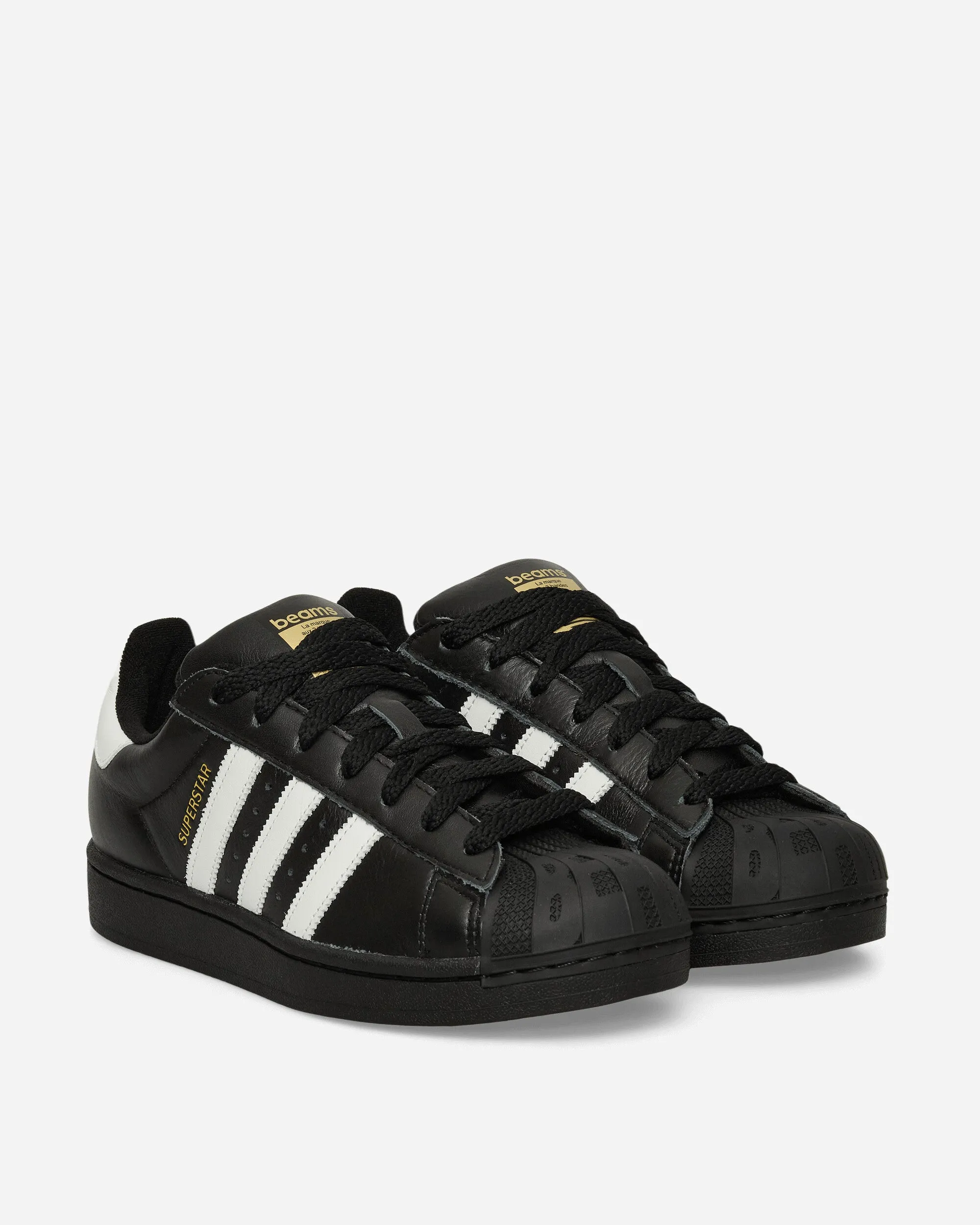 BEAMS Superstar Sneakers Core Black / White Weekend Style AntiOdor