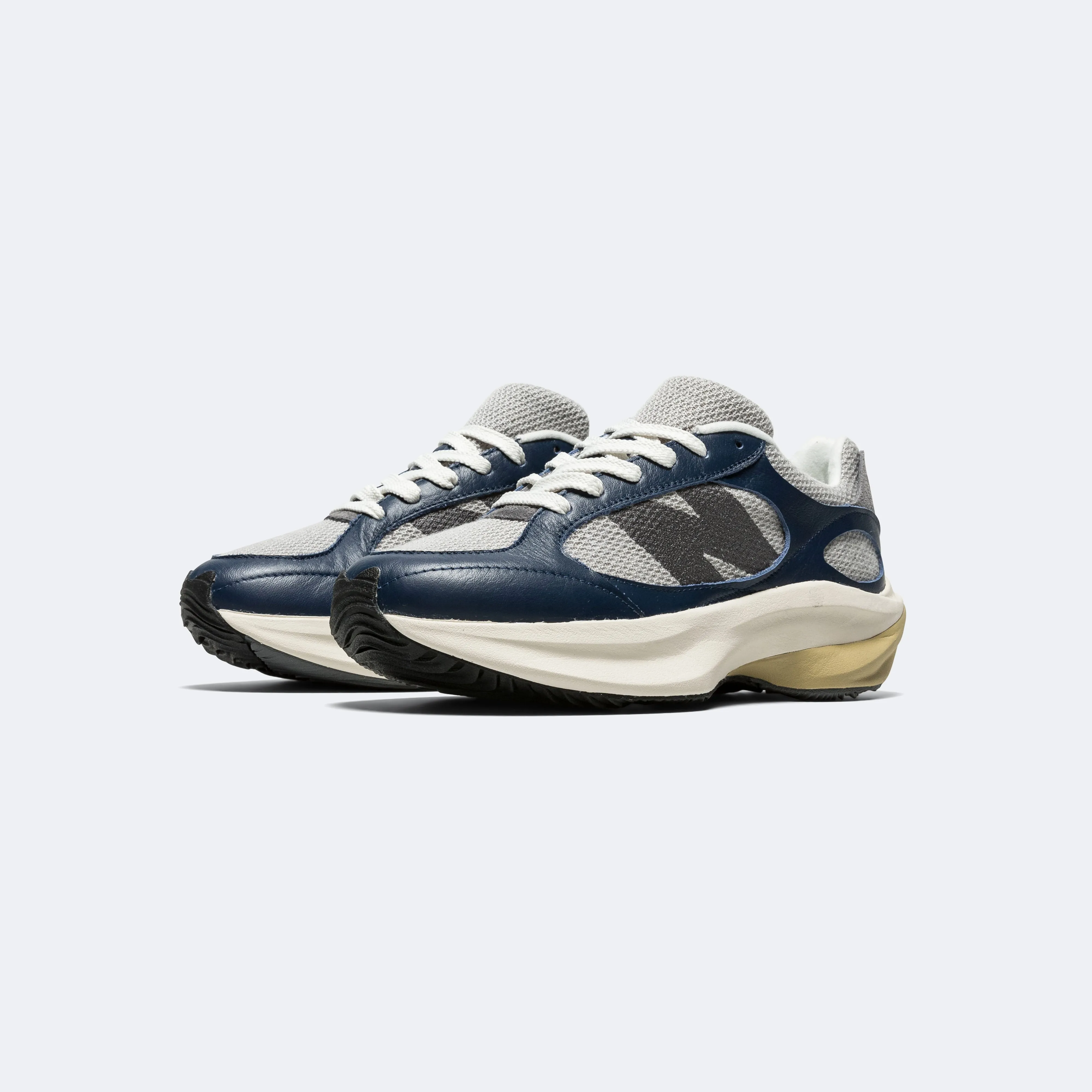 WRPD RUNNER 'Leather Pack' - Navy Memory Foam Footbed