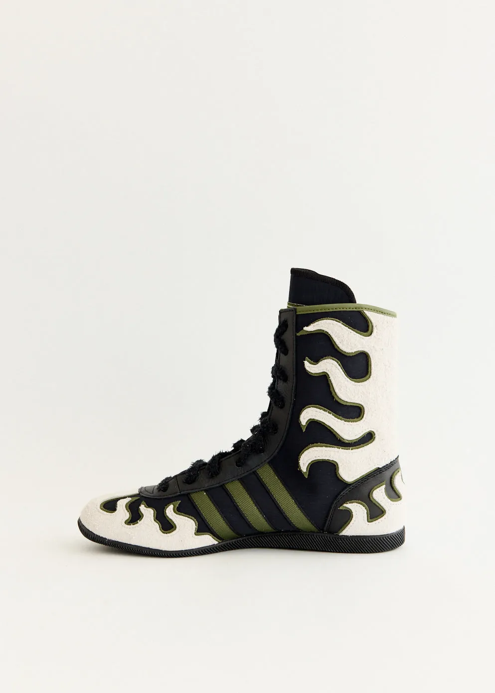 x Brain Dead Japan Hi 'Core Black' Sneakers Modern Step Glide-Out Urban Runner