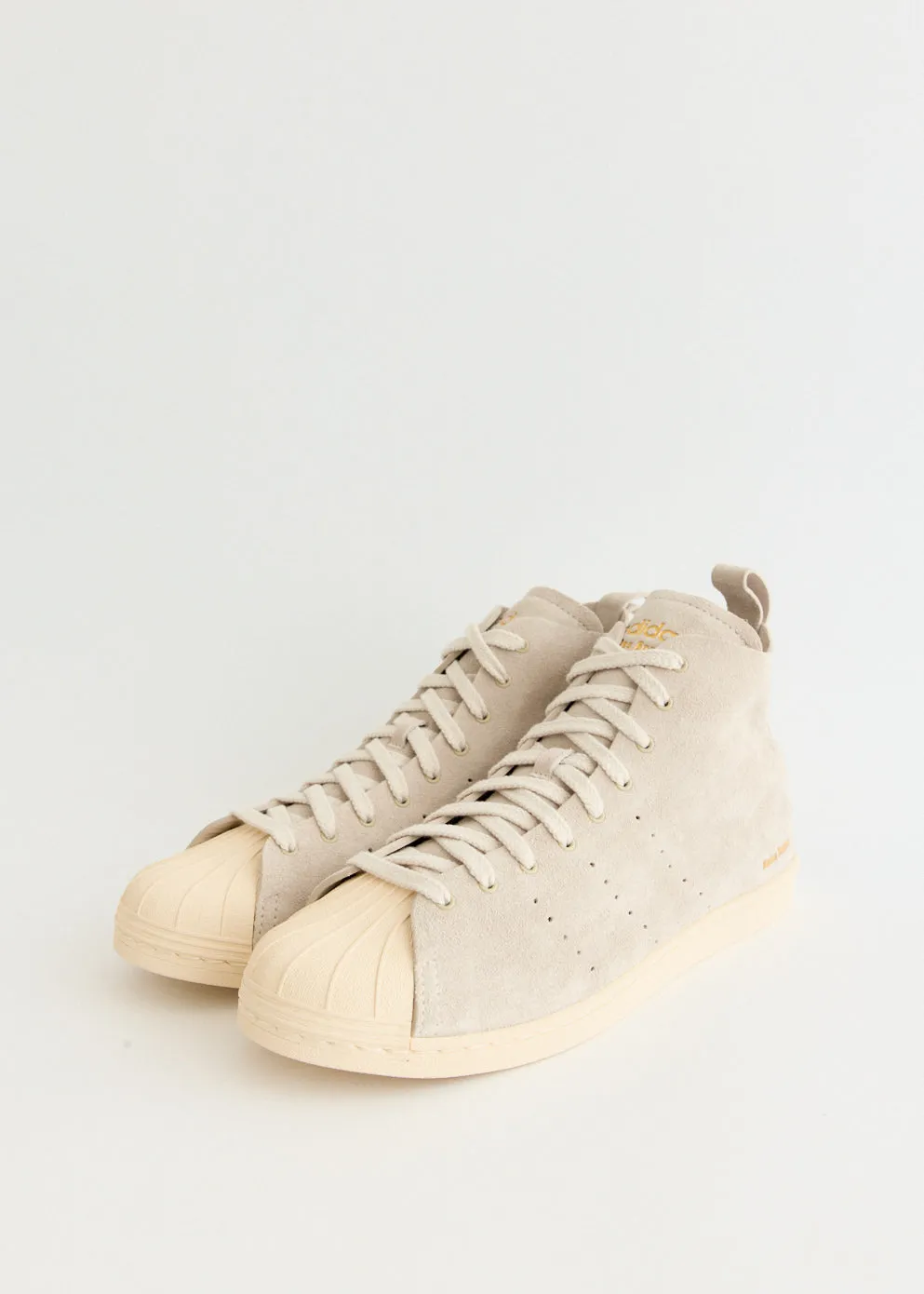 x Wales Bonner Superstar Hi 'Mist Stone' Sneakers Flexible Movement