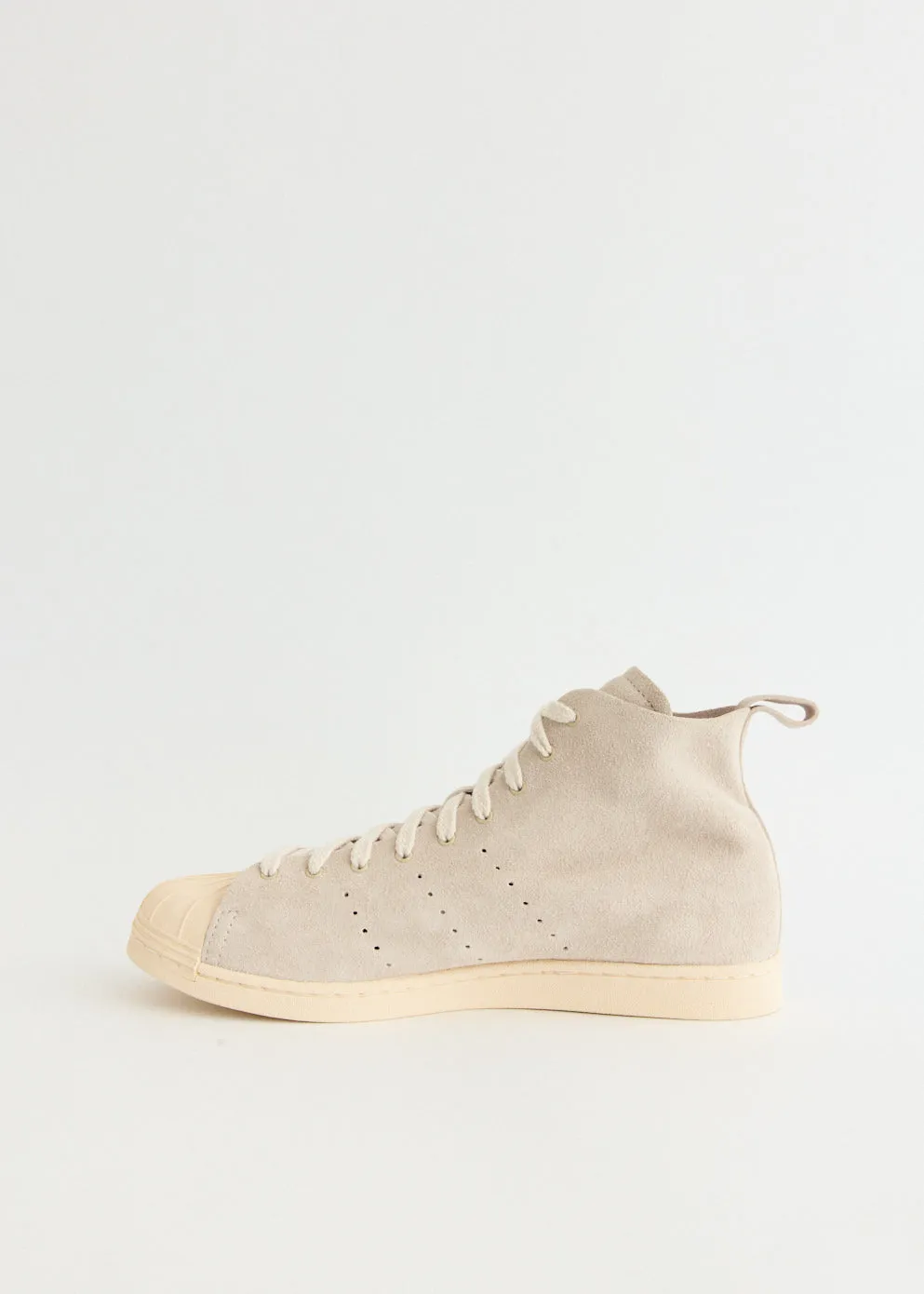 Eco Friendly x Wales Bonner Superstar Hi 'Mist Stone' Sneakers