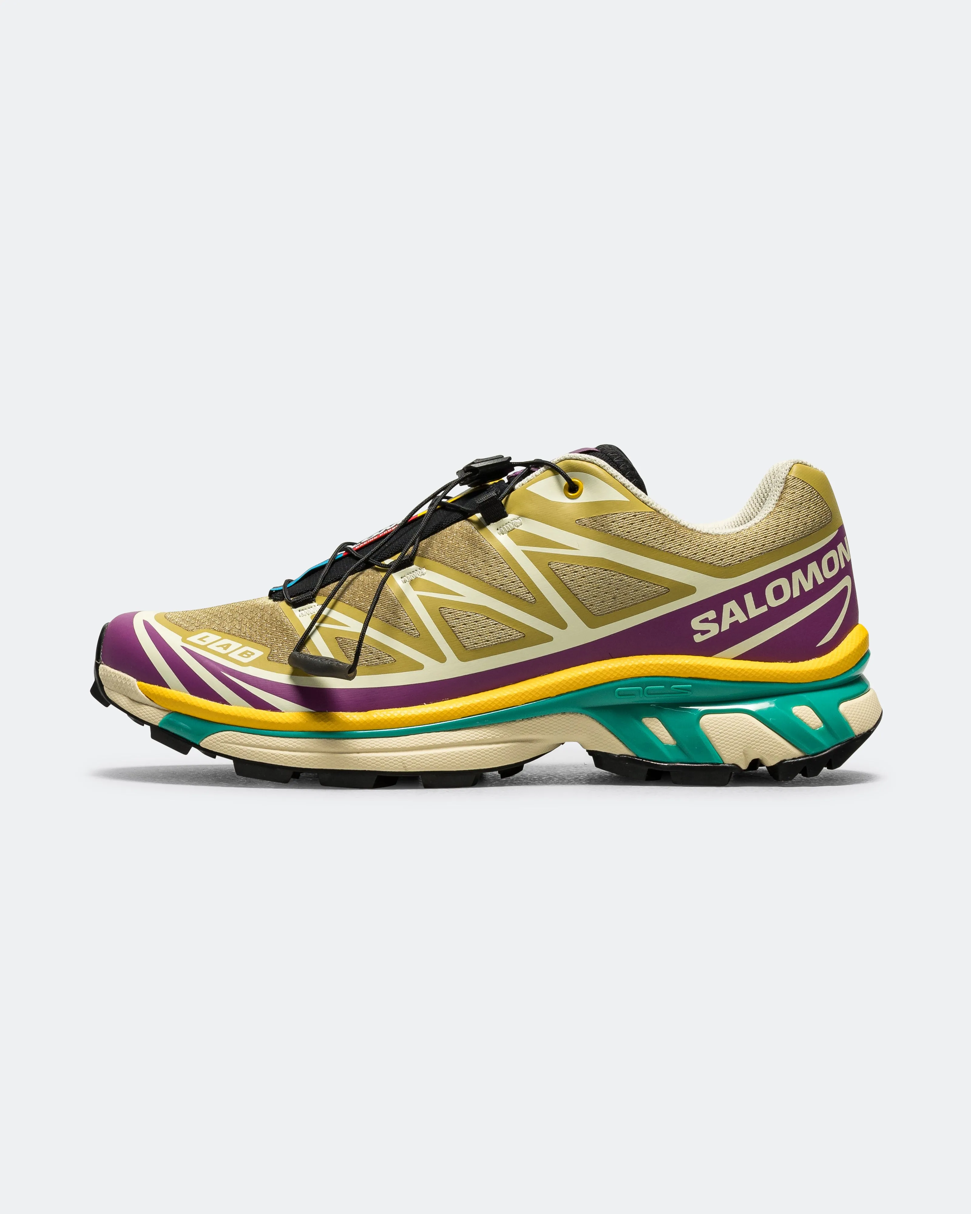 XT-6 - Antique Gold/Transparent Yellow-Willowherb sock liner Airflow Channel Design