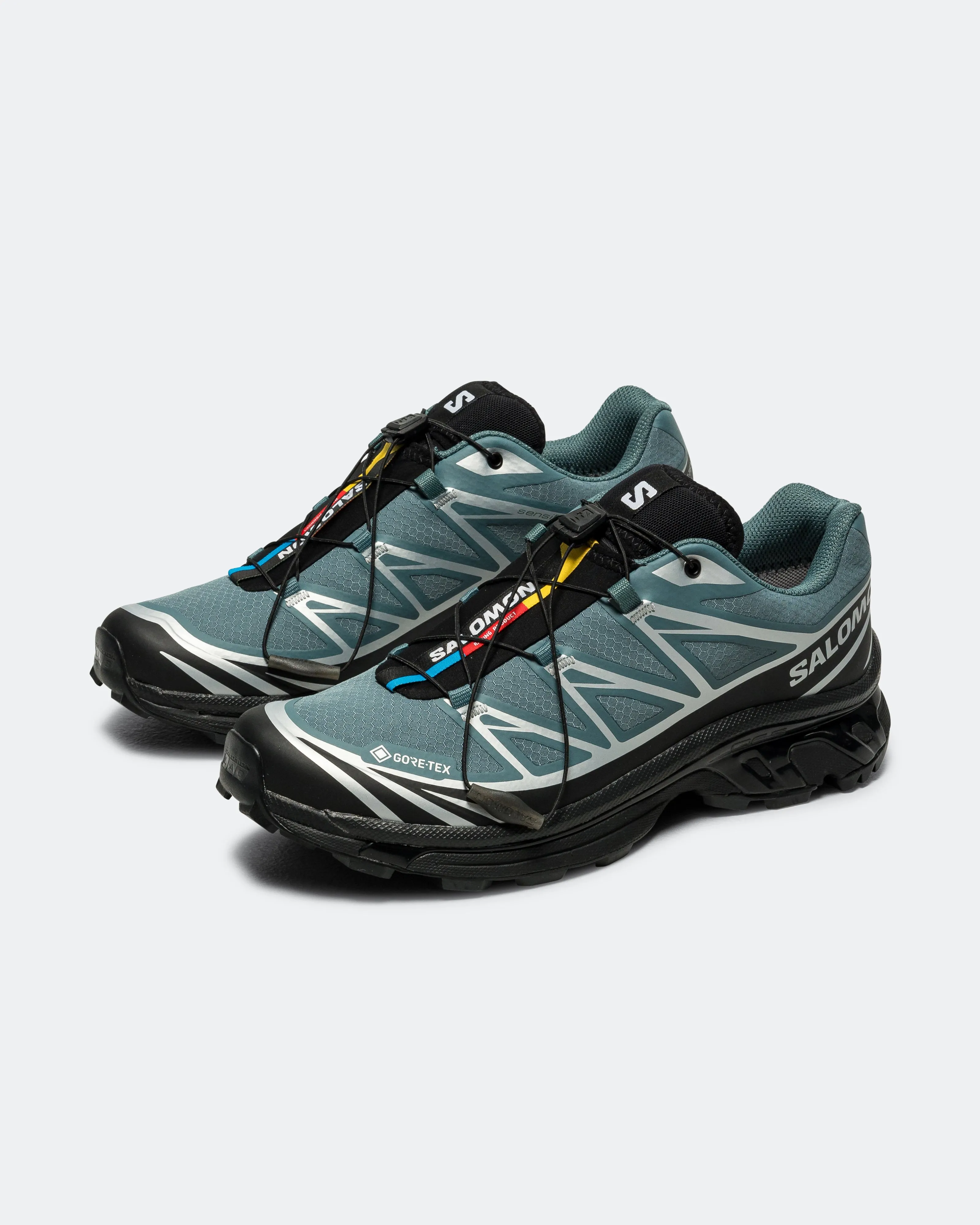 XT-6 GTX - North Atlantic/Black-Footwear Silver Road Running No Slip