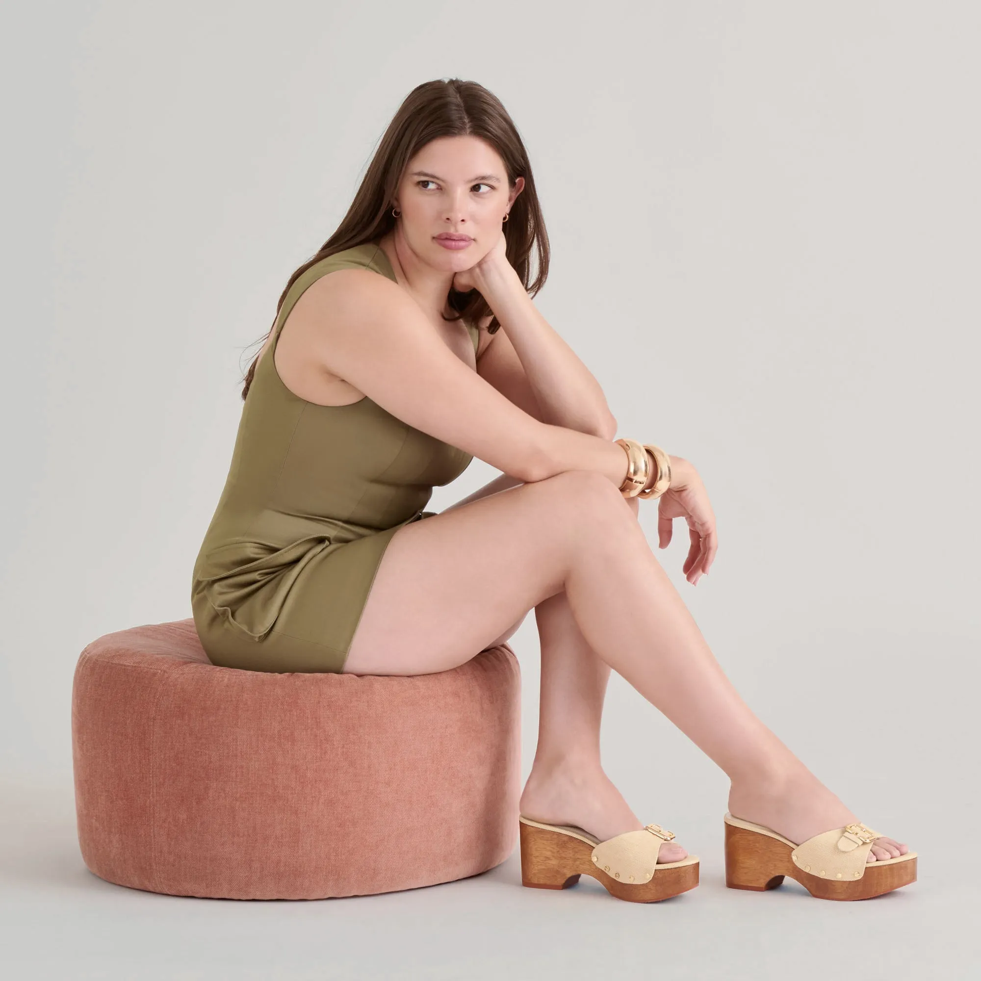 YALAH HEELS LT NATURAL RAFFIA Fall Footwear
