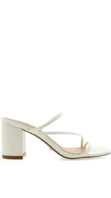 Yazmin Heel - White Memory Foam