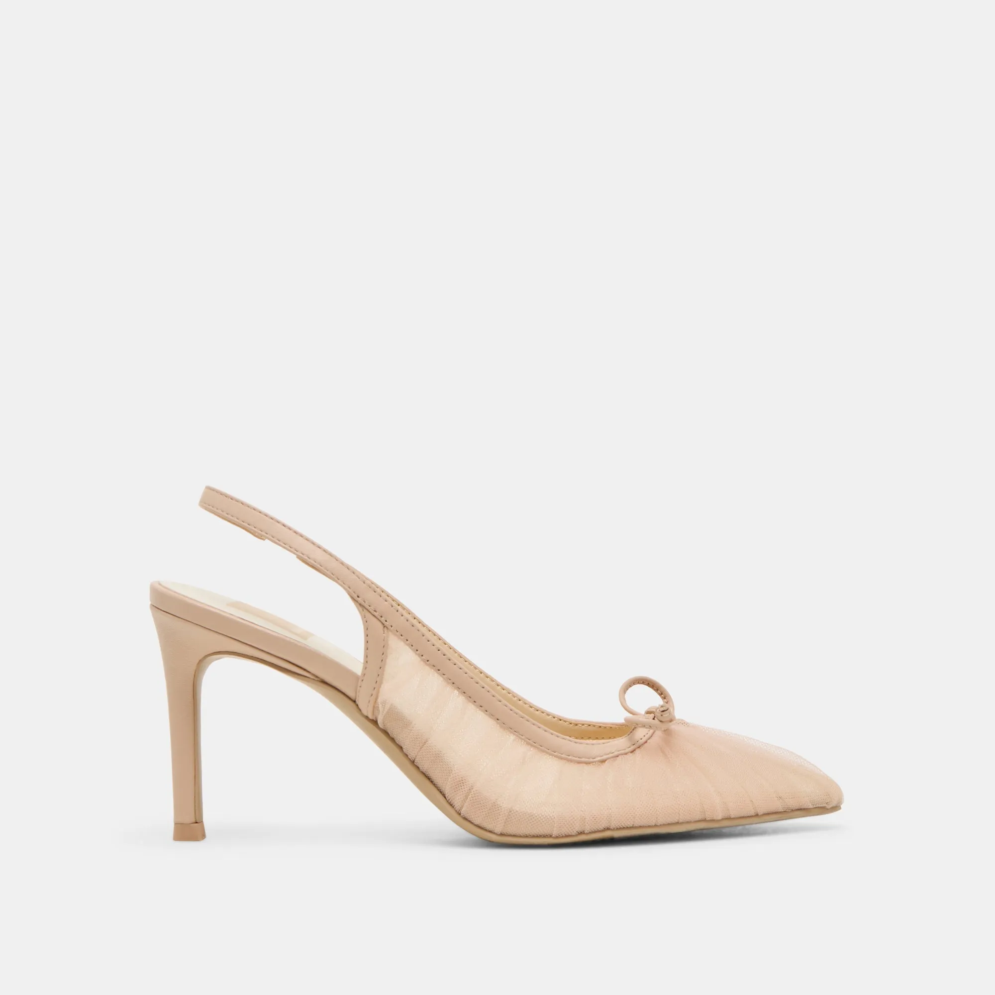 YELA HEELS PRALINE TULLE Chic Wedding Sandals