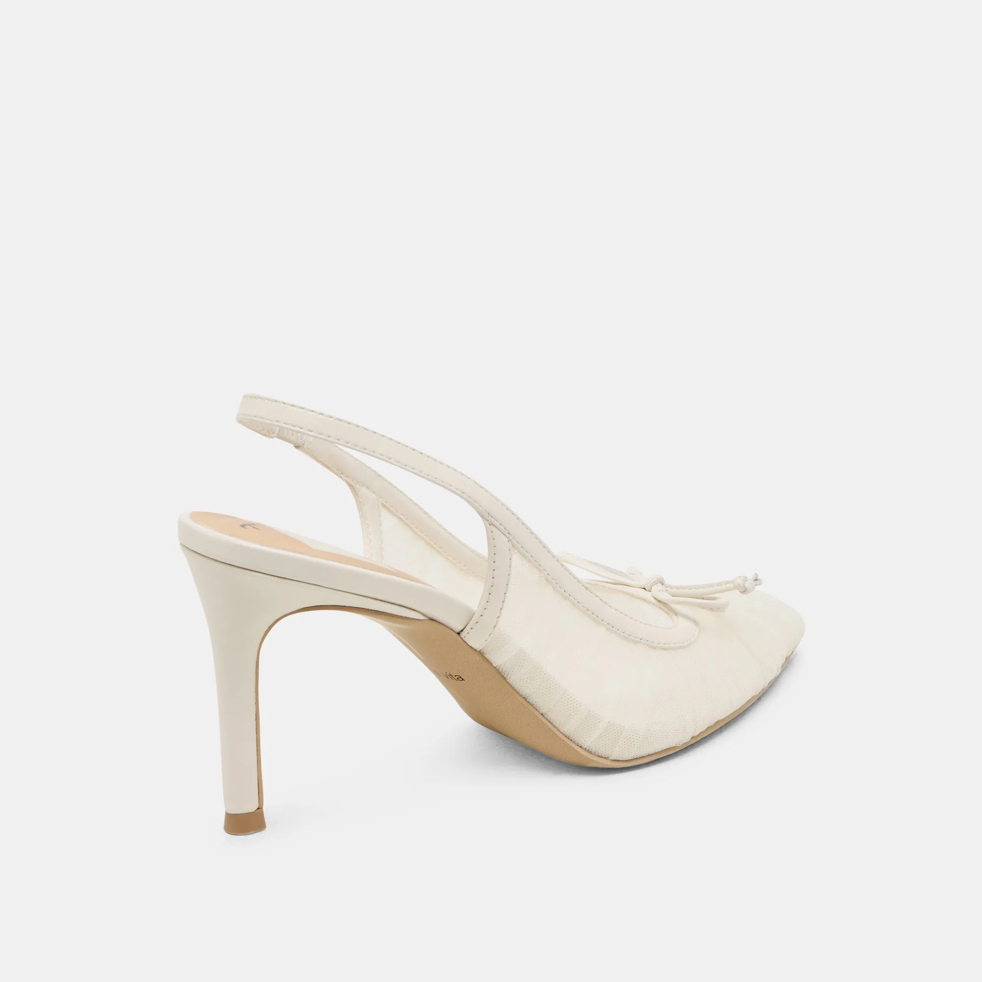 Special Occasion Heels YELA HEELS WHITE TULLE
