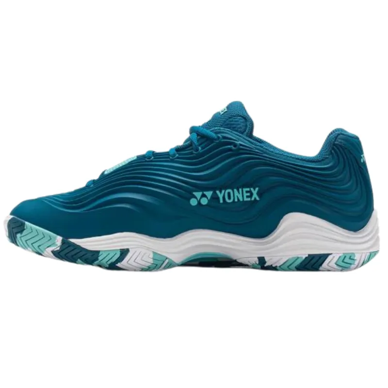 Comfortable Heel Yonex 2024 Fusion Rev 5 Mens All Court Tennis Shoes - Blue Green