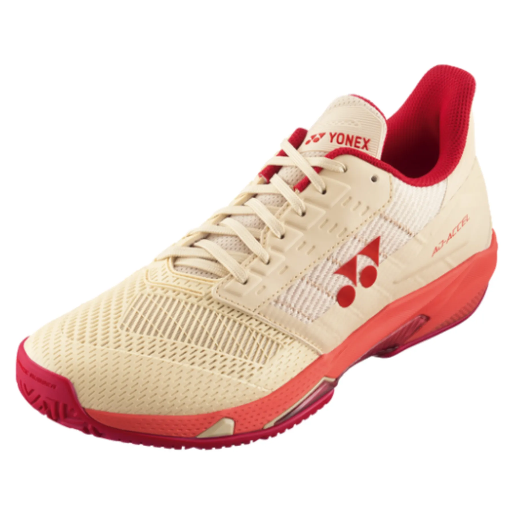 Comfort footbed Speed Focus Yonex 2025 AD-ACCEL Women All Court Tennis Shoes -  Beige/Pink