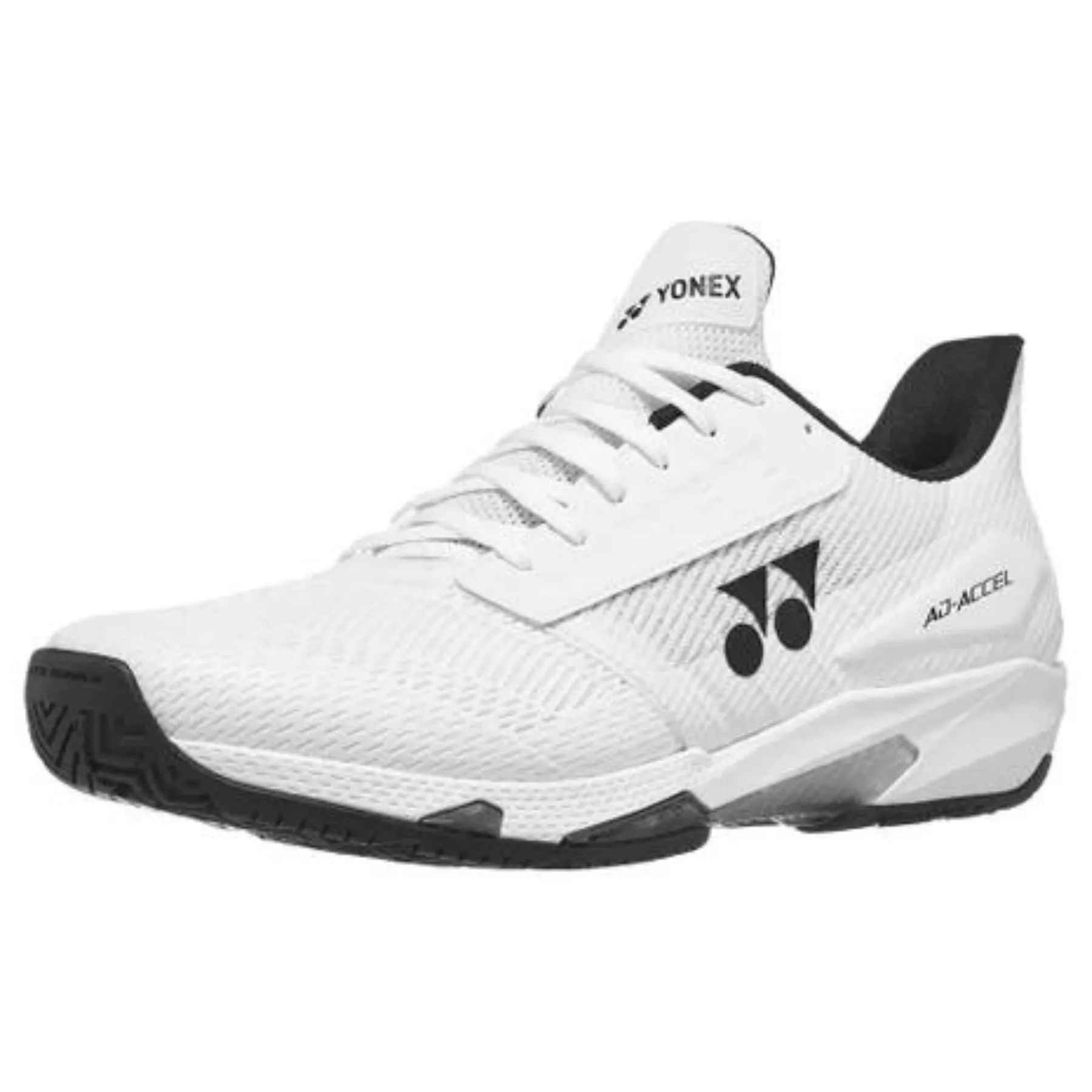 Comfort Walk Functional Fit Yonex AD Accel All Court 2024 Mens Tennis Shoes -White/Black