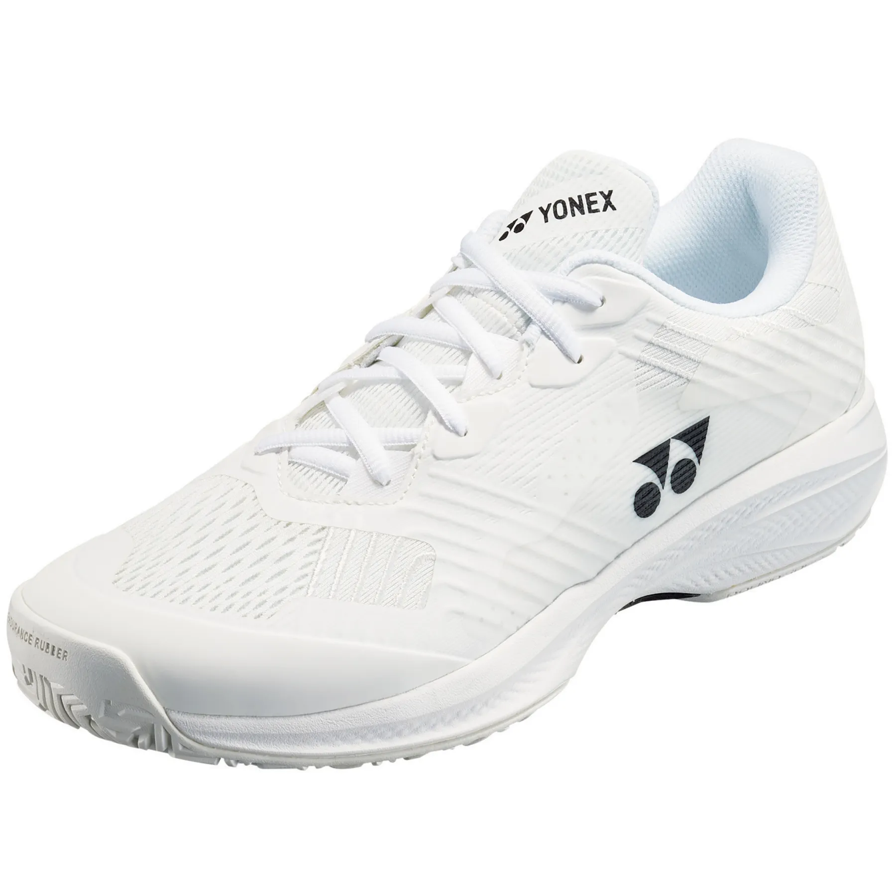 Leather Upper Stable Step Yonex Sonicage All Court Power Cushion Mens Tennis Shoes - White