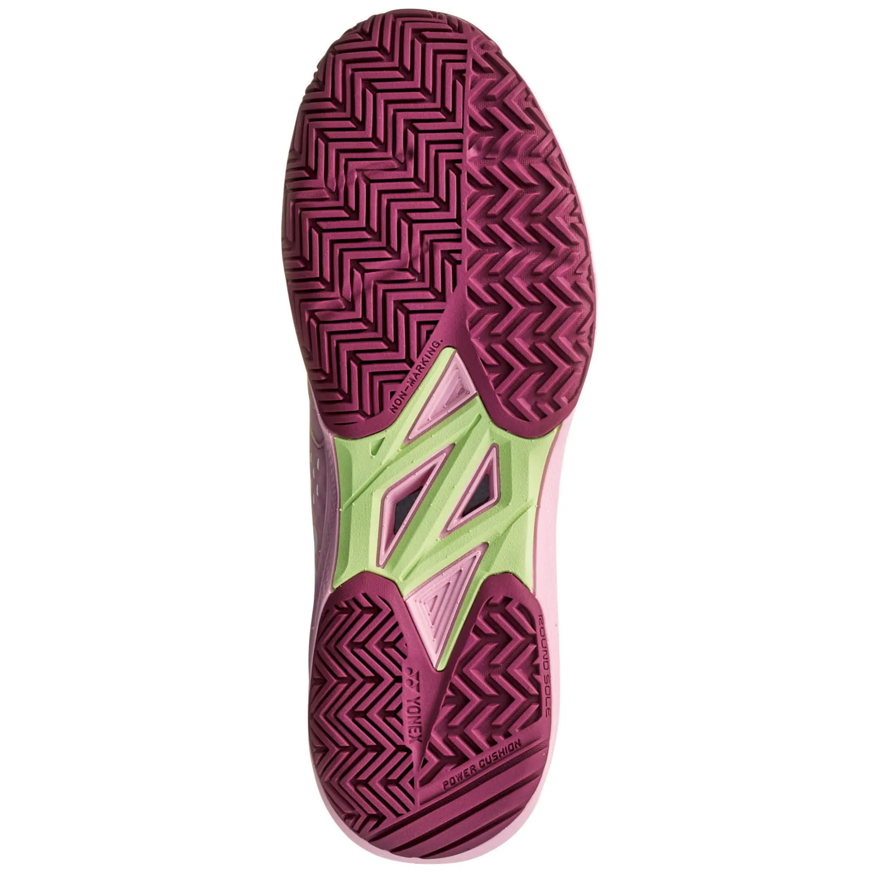 All Day Adaptive Fit Yonex Sonicage All Court Power Cushion Womens Tennis Shoes - Smoke Pink