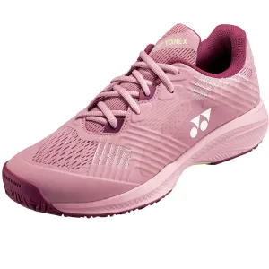 Responsive Feel Stable Structure Yonex Sonicage All Court Power Cushion Womens Tennis Shoes - Smoke Pink
