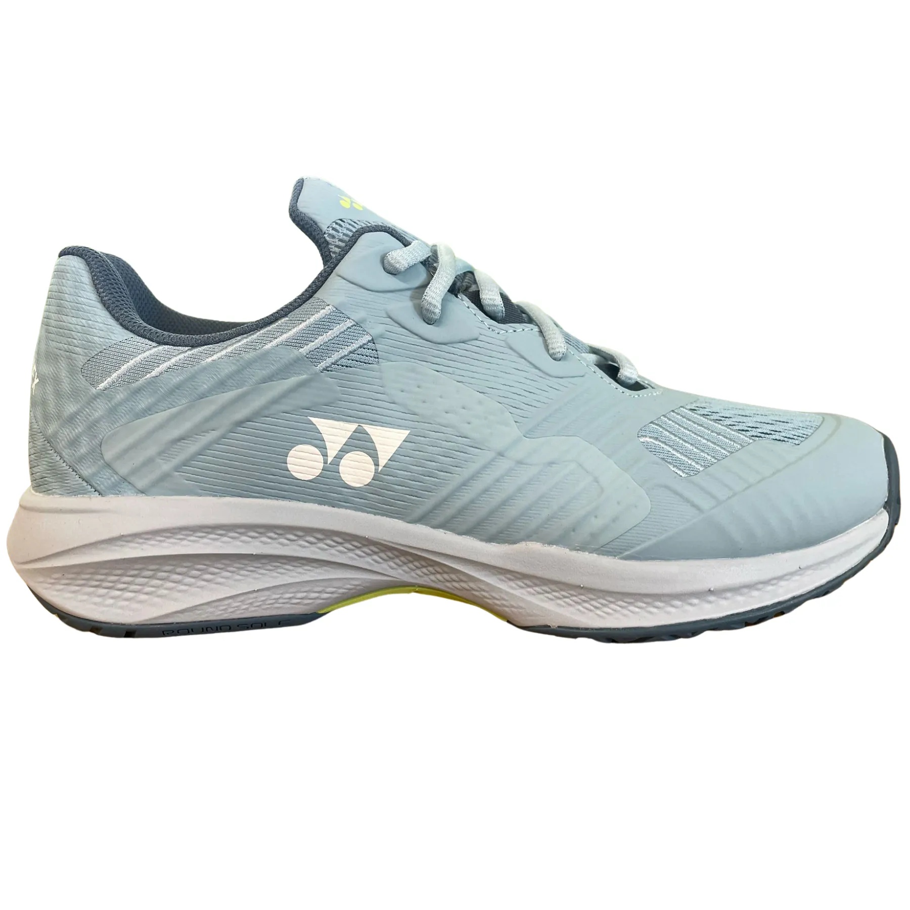 Anti Bacterial Yonex Sonicage Wide All Court Power Cushion Mens Tennis Shoes - Grayish Blue