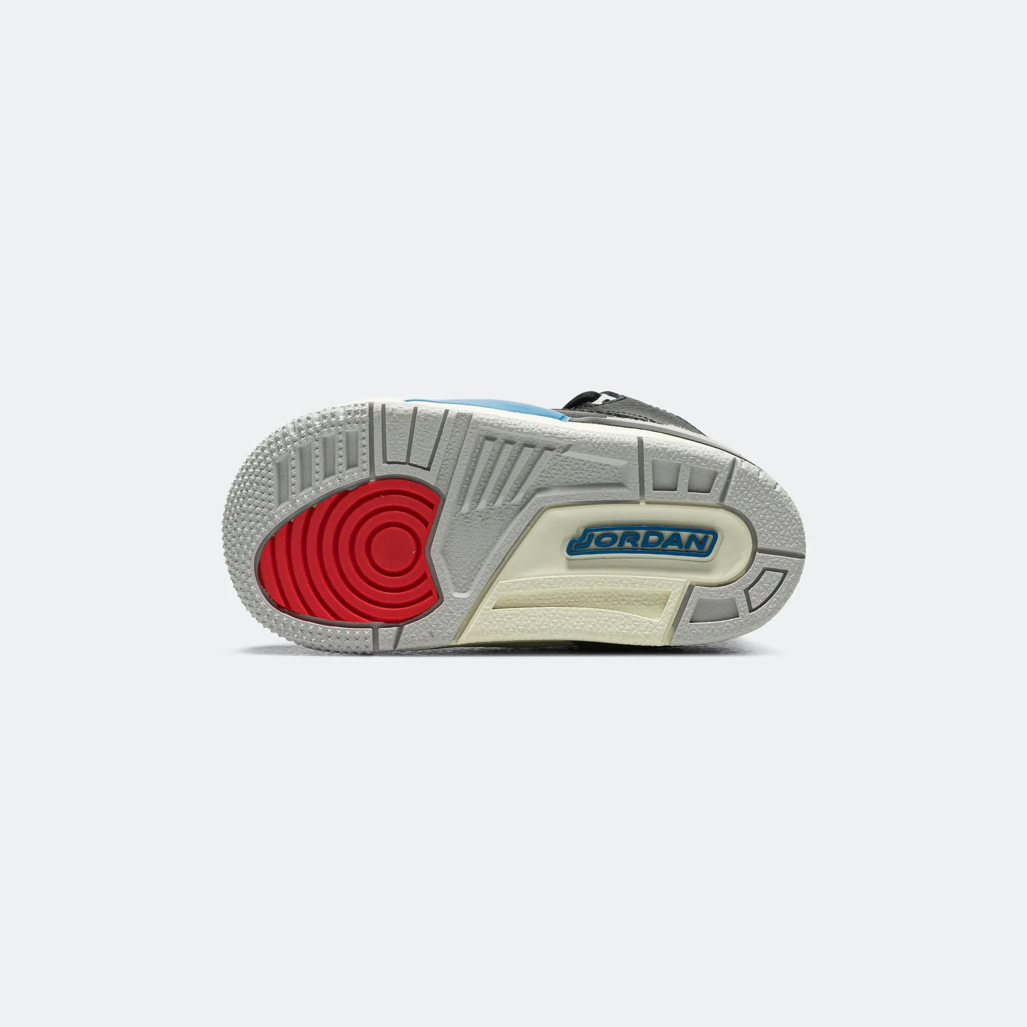 Energy Run Jordan 3 Retro (TD) - Black/Chile Red-Neutral Grey