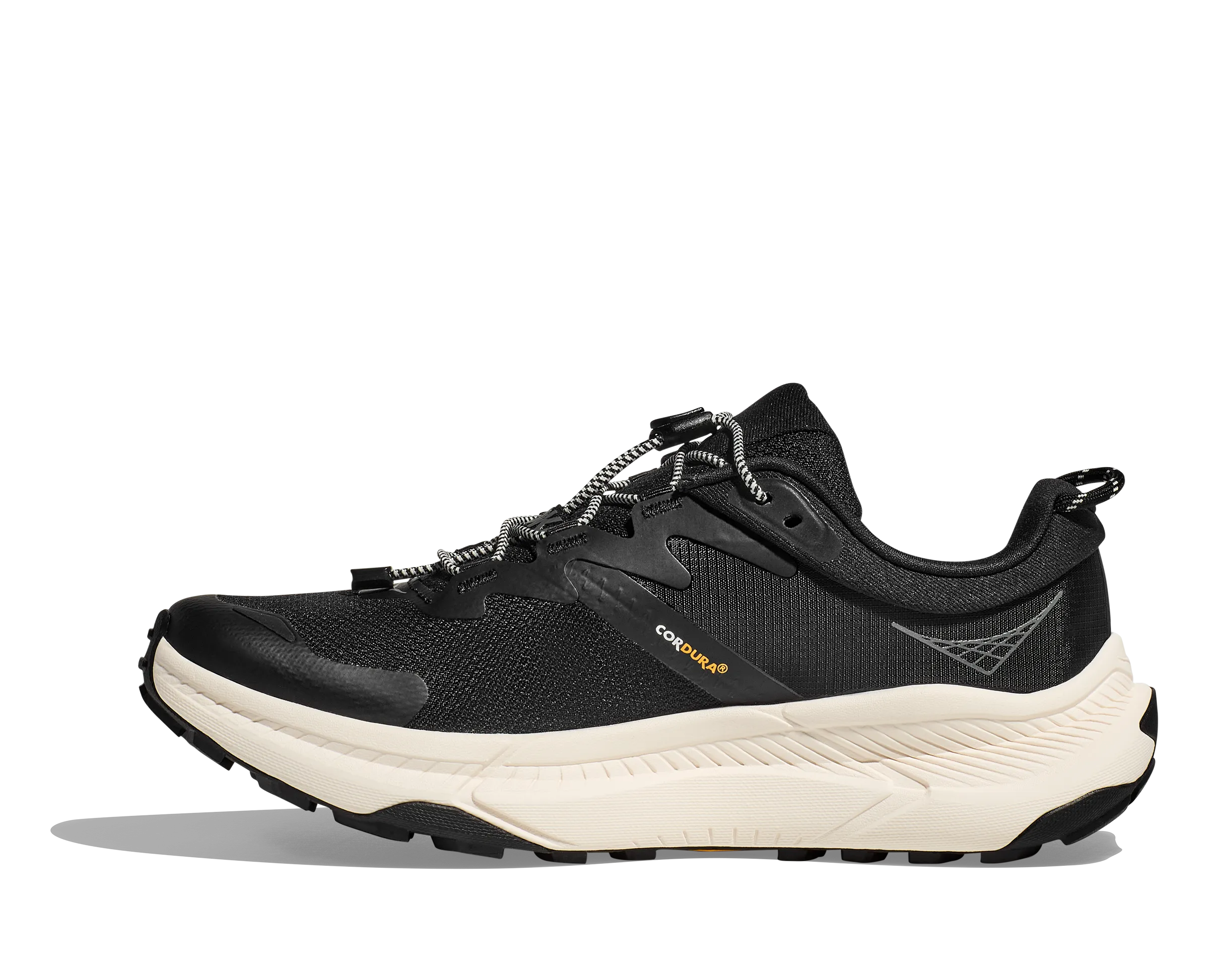 Hydrophobic Midsole Comfort HOKA TRANSPORT BLACK/WHITE WOMEN'S MEDIUM
