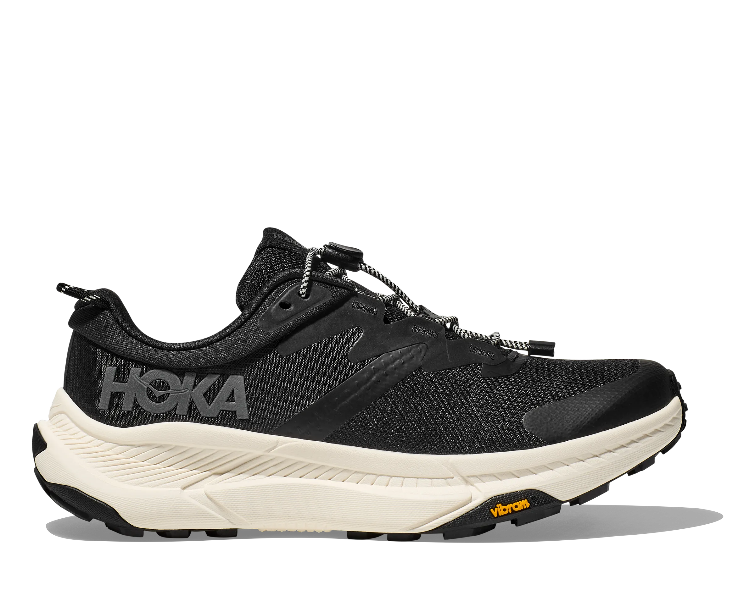 HOKA TRANSPORT BLACK/WHITE WOMEN'S MEDIUM Weather Resistance